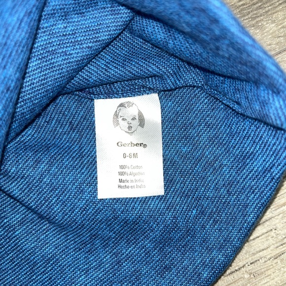 Gerber Infant Hats Organic Cotton 0-6 Months | NB Rocket Ship Hat Baby Bear Hat - Picture 4 of 13